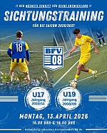 Sichtungstraining für A- & B-Junioren