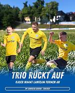 Nächster Schritt: Trio rückt auf