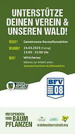 Große Baumpflanzaktion am 24. März 2023