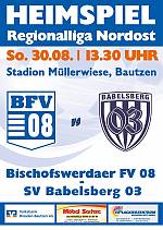 BFV 08 - SV Babelsberg 03 - Alle Informationen zum 2. Heimspiel
