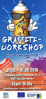 Graffiti-Workshop des Soziokulturellen Zentrums Sport